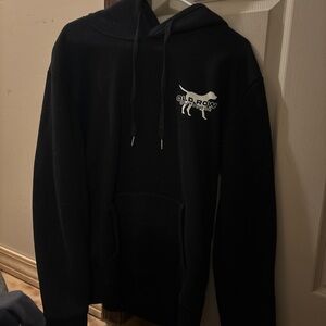 Old Row Black Hoodie for Men